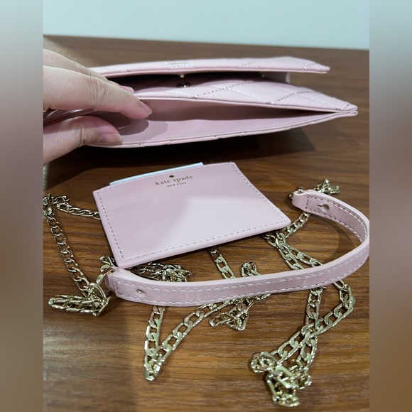 Brand new Kate Spade baby pink EMERSON PLACE BRENNAN/ crossbody bag - Picture 6 of 8